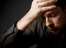 healthy mind. Library Image: Depressed Man